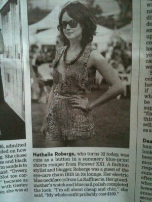 Ma binette dans The Gazette