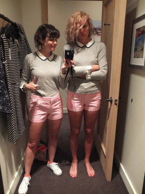 Les BFF au JCrew de Vancouver