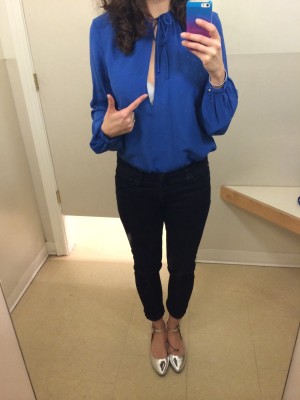 cabine et shopping en ligne chez Joe Fresh