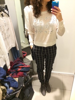 Cabine éclair chez H&M