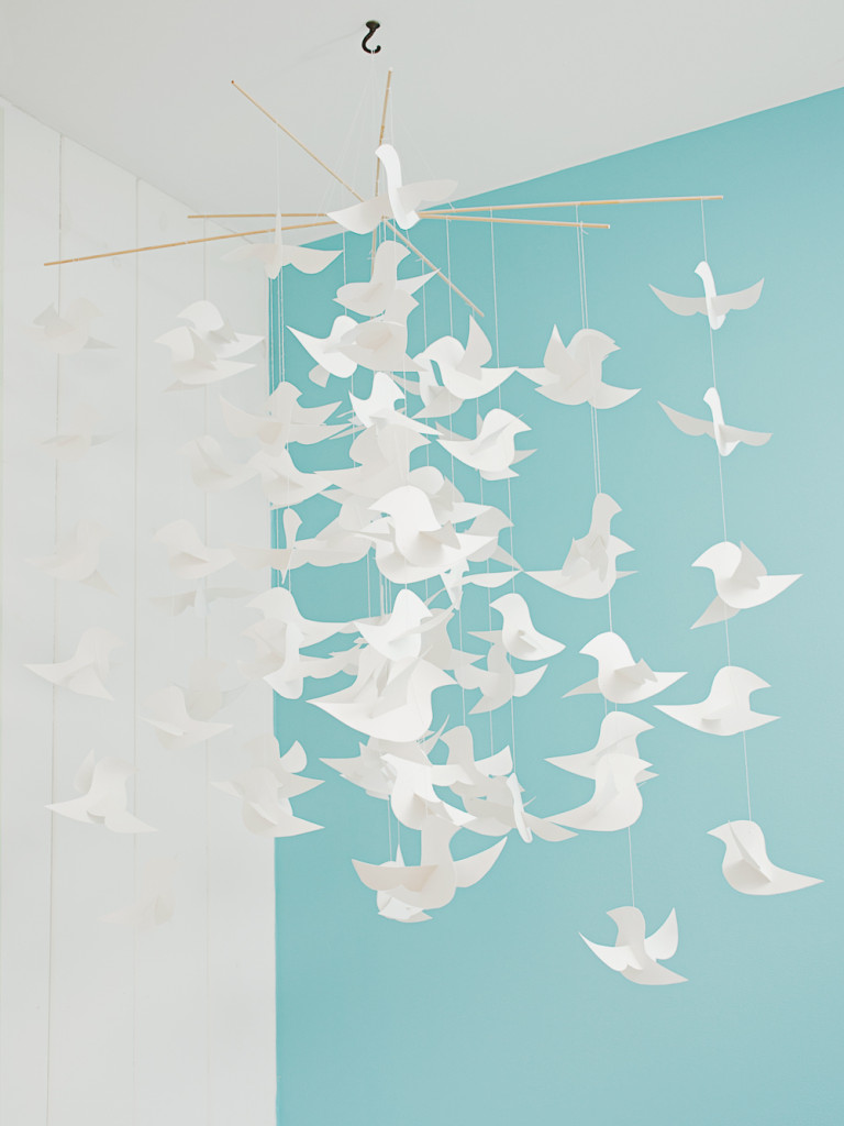 DIY Petit mobile de papier