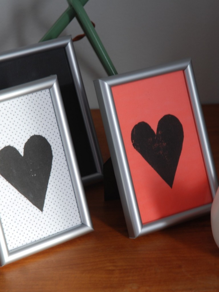 Déco de St-Valentin.