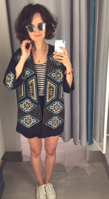 Dans la cabine du H&M Rockland.