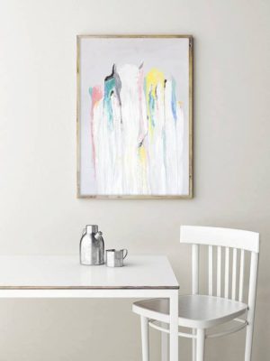 Les toiles de Zoé Boivin.